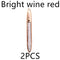 2 Pieces, Brilliant Wine Red, A