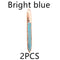 2 Bright Blue Pieces C