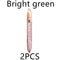 2 Pieces Bright Green B