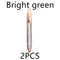 2 Pieces Bright Green A