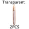 2 Pieces Transparent A