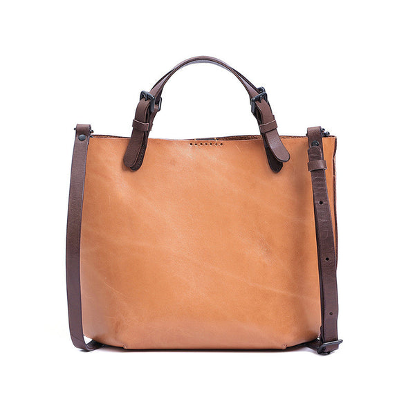 Bolsos de Cuero Genuino Estilo Retro - Primera Capa