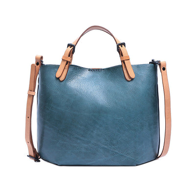 Bolsos de Cuero Genuino Estilo Retro - Primera Capa - Image 4