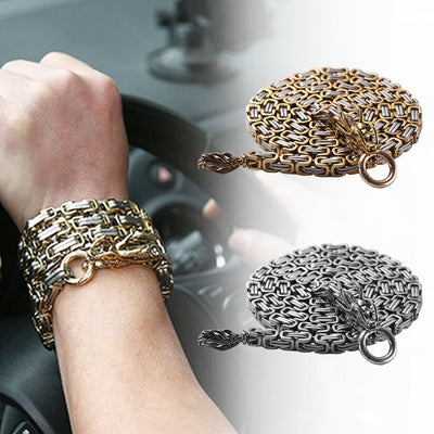 Pulsera Defensa Personal Dragon Back - Acero Inoxidable y Titanio - Image 5