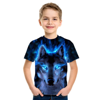 Playera Infantil Estampado 3D Manga Corta - Image 14