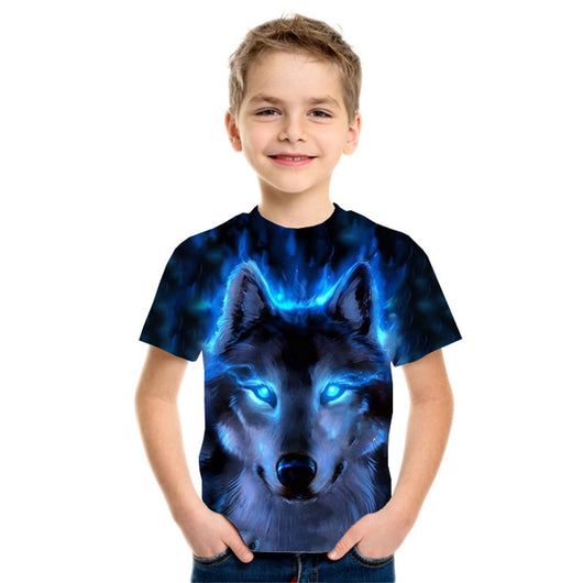Playera Infantil Estampado 3D Manga Corta - Image 8