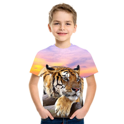 Playera Infantil Estampado 3D Manga Corta - Image 7