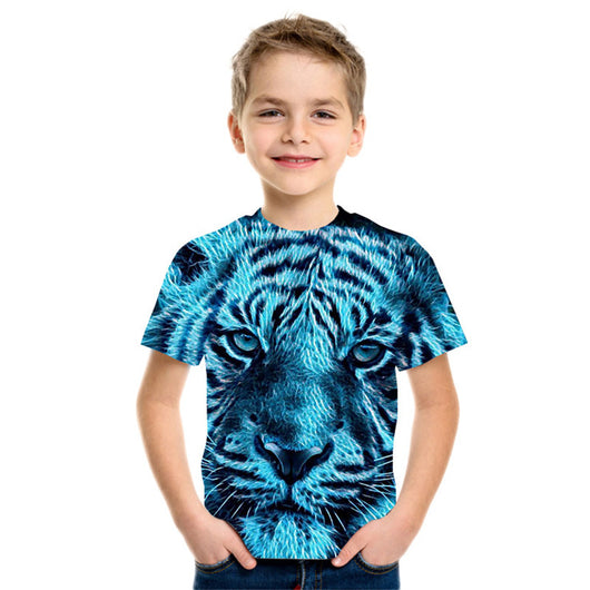 Playera Infantil Estampado 3D Manga Corta - Image 6