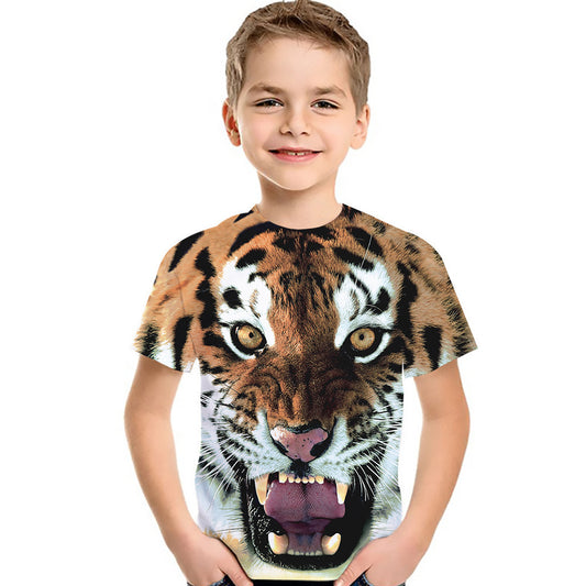 Playera Infantil Estampado 3D Manga Corta - Image 2