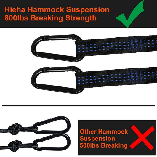 Hamaca Doble de Nylon Resistente para Carga Pesada - Image 3