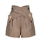 High Waisted Slim Wide Leg Casual Shorts