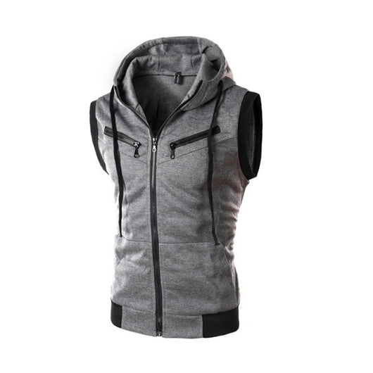Chaleco Deportivo con Capucha para Hombre - Primavera y Verano - Image 8