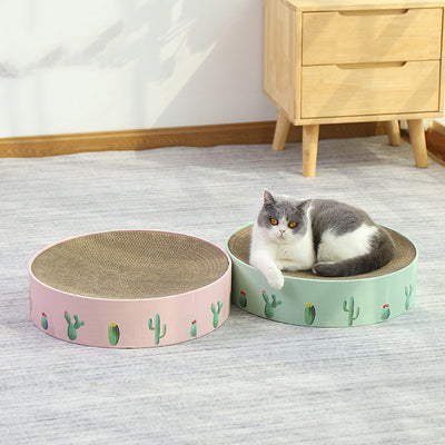 Rascador Circular para Gatos - Cama Corrugada Duradera para Mascotas - Image 9