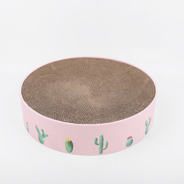 Rascador Circular para Gatos - Cama Corrugada Duradera para Mascotas