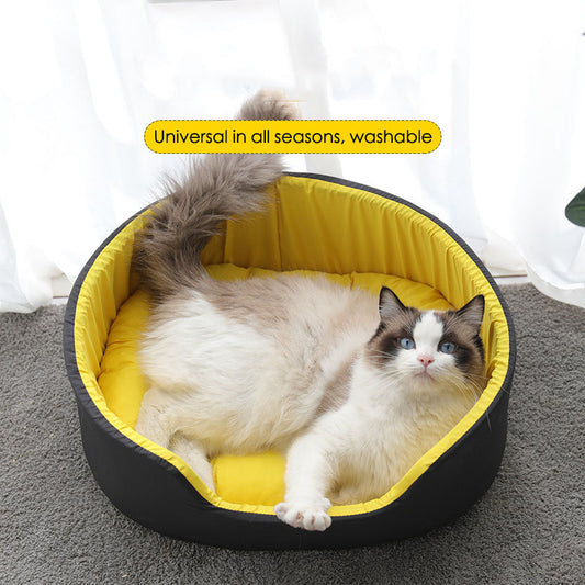 Caseta Térmica Universal para Mascotas - Cama Lavable Todo Clima para Perros y Gatos