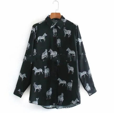 Camisa Estampado Animal con Textura - Image 16