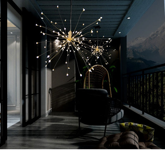 Luz LED Explosión Fuegos Artificiales - Decoración Estrellada para Ambiente - Image 3