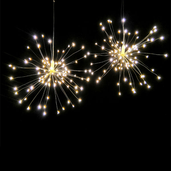 Luz LED Explosión Fuegos Artificiales - Decoración Estrellada para Ambiente