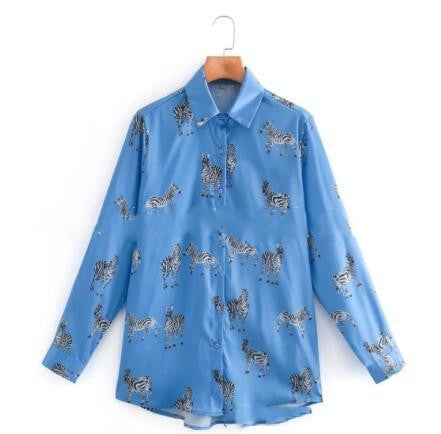 Camisa Estampado Animal con Textura - Image 4