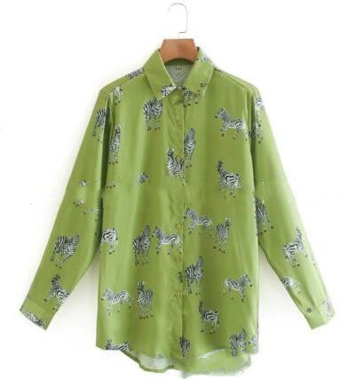 Camisa Estampado Animal con Textura - Image 5
