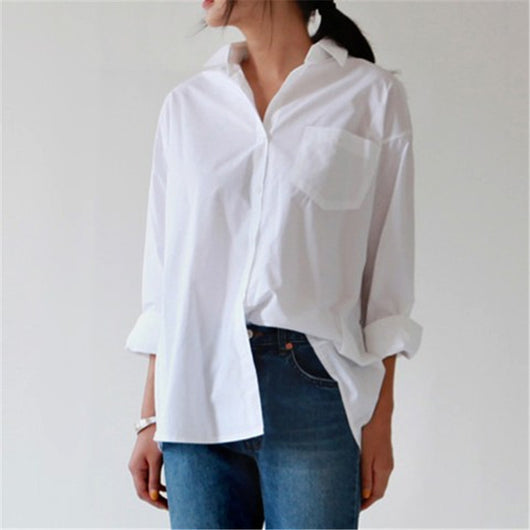 Cardigan Coreano Blanco Suelto Ligero para Mujer - Largo Medio - Image 7