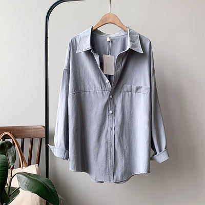Camisa Holgada y Versátil para Estudiantes - Image 9