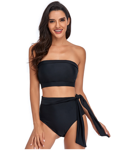Bikini Exclusivo de Cintura Alta con Corte Lateral - Estilo Europeo y Americano - Image 7