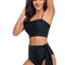 Bikini Exclusivo de Cintura Alta con Corte Lateral - Estilo Europeo y Americano