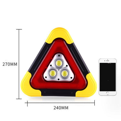 Triángulo de Seguridad Reflectante Solar para Auto con Luz Luminosa - Image 9