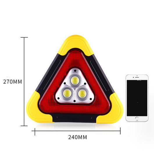 Triángulo de Seguridad Reflectante Solar para Auto con Luz Luminosa - Image 4