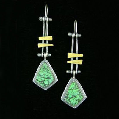 Aretes Largos de Turquesa Auténtica para Mujer - Image 8