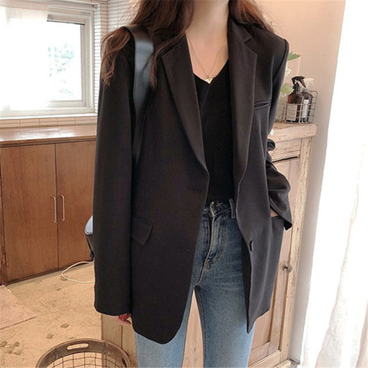 Blazer Suelto Estilo Británico para Hombre - Image 13