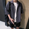 Camisa Manga Corta Estilo Coreano Trendy - Chaqueta Casual Hong Kong