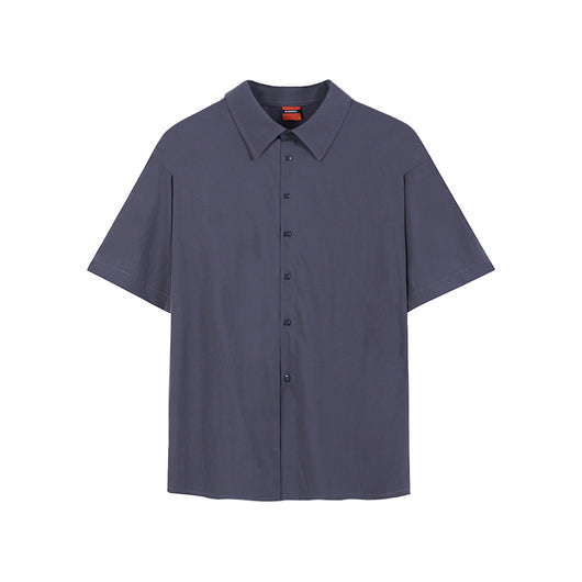 Camisa Manga Corta Estilo Coreano Trendy - Chaqueta Casual Hong Kong - Image 4