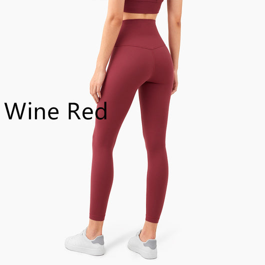 Pantalones de Yoga Cintura Alta Beige - Image 6