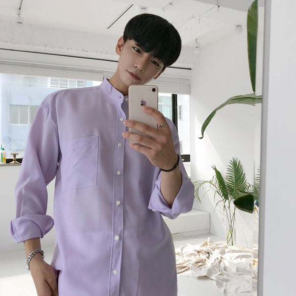 Camisa Suelta Retro Casual para Hombre - Estilo Desenfadado y Moderno