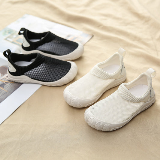Zapatos Semisandalia Transpirable con Malla Perforada