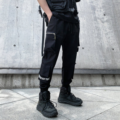 Pantalones Overol Holgados para Hombre - Estilo Casual y Versátil - Image 3
