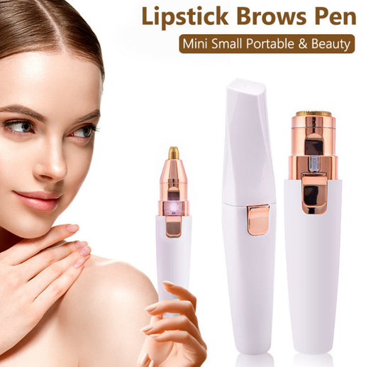 Afeitadora Facial 2 en 1 con Carga USB - Depiladora de Cejas y Vello Facial - Image 9