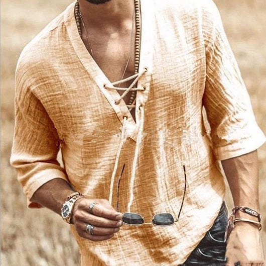 Camiseta Casual para Hombre con Detalle en Pecho - Image 3