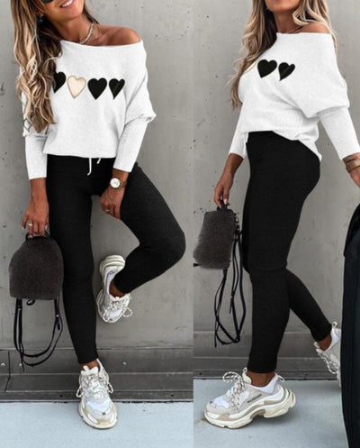 Traje Casual Hombro Descubierto para Mujer - Image 7