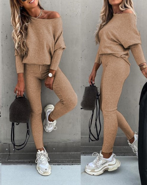 Traje Casual Hombro Descubierto para Mujer - Image 6