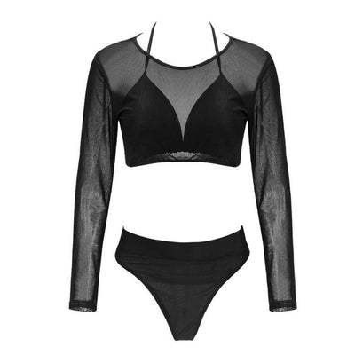 Bikini Transparente de Tres Piezas Sensual - Image 8
