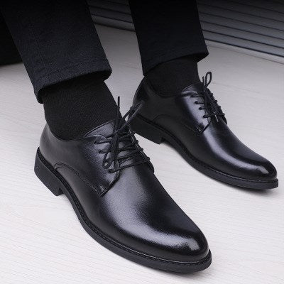Zapatos de Vestir Negros con Punta Afilada para Hombre - Image 3