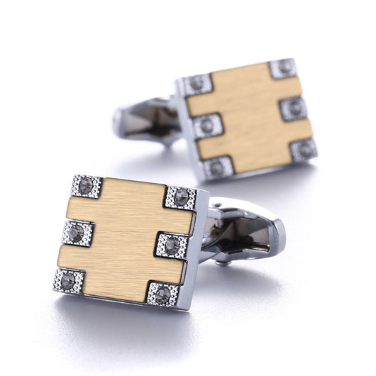 Botones de Puño Diamante en Plata para Hombre - Image 7