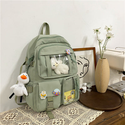 Mochila Escolar Harajuku de Gran Capacidad para Estudiantes de Secundaria - Image 10