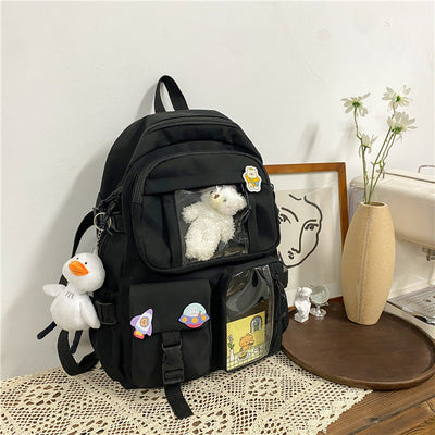 Mochila Escolar Harajuku de Gran Capacidad para Estudiantes de Secundaria - Image 5