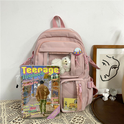 Mochila Escolar Harajuku de Gran Capacidad para Estudiantes de Secundaria - Image 7