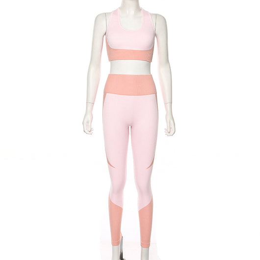 Conjunto de Yoga Ajustado sin Costuras - Image 13
