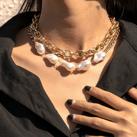 Collar Barroco con Perlas Sintéticas y Borla de Personalidad - Image 12